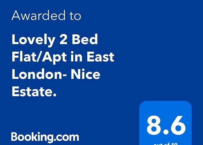 Lovely 2 Bed Flat/Apt In East London- Nice Estate.